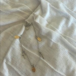 Cross/Virgin Mary Bracelet